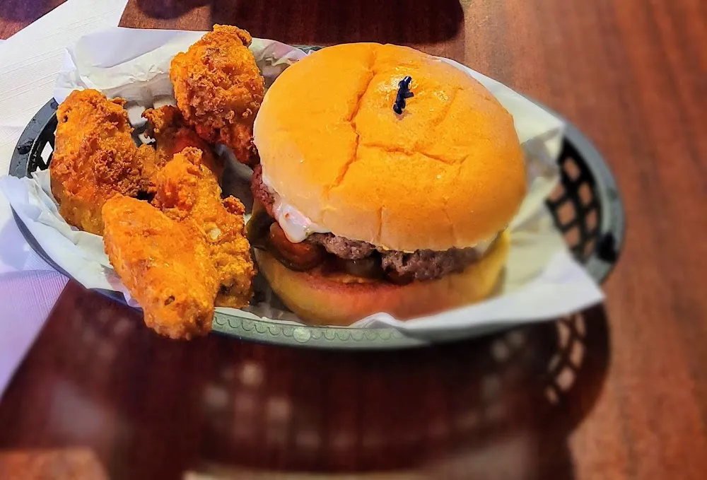 Cheeseburger Deluxe and Wings